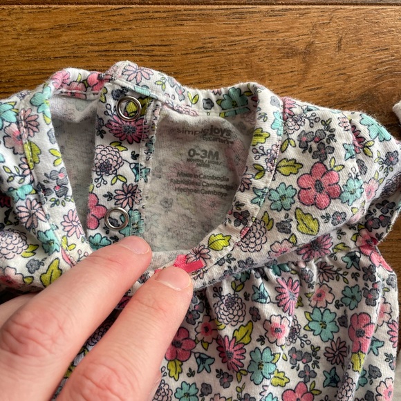 Adorable Baby Romper Set Baby Girl Summer Clothes Bundle Cat & Jack RuffleButts - Picture 10 of 12